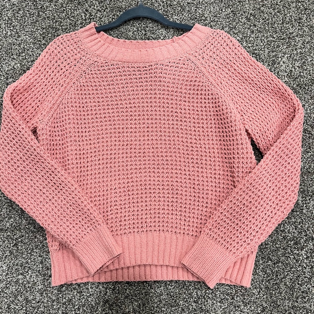Pink Knit Women's Sweater